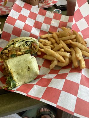   at Vegan Planet Café in Norfolk