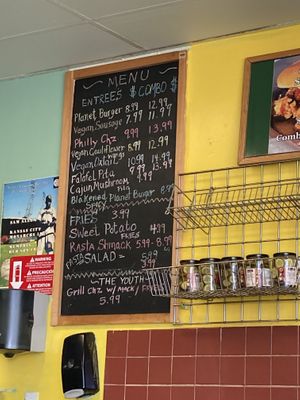   at Vegan Planet Café in Norfolk