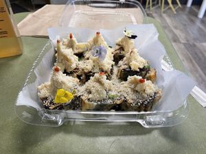 Mt. More Sushi 🍱   at Vegan Planet Café in Norfolk