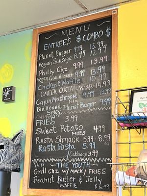   at Vegan Planet Café in Norfolk