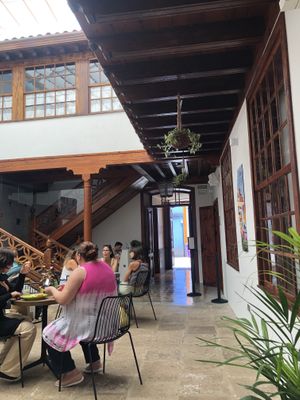 Patio  at B Planet La Laguna in Tenerife