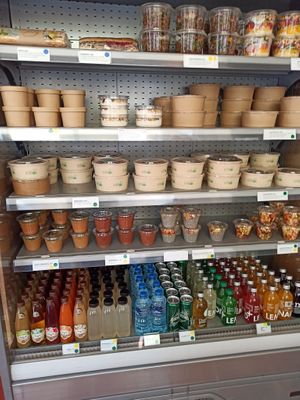 Packed food fridge at SOA RESTAURANT BOULOGNE in Boulogne-billancourt