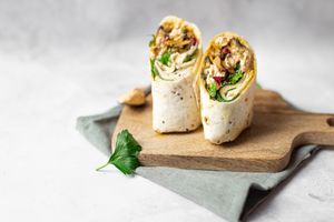 Toasté shawarma pleurotes at SOA RESTAURANT BOULOGNE in Boulogne-billancourt