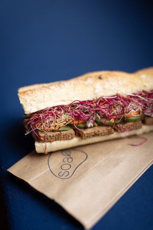 Sandwich asian baguette at SOA RESTAURANT BOULOGNE in Boulogne-billancourt
