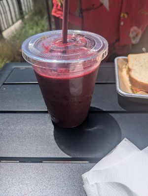 Berry smoothie at Craft in Watsonville