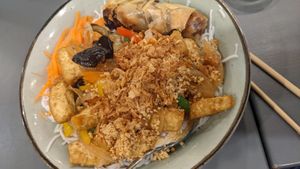 Vegan bun at Bol Bun & Bubble in Montpellier