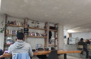 Interior at Black Honey Cafe in Monterrey