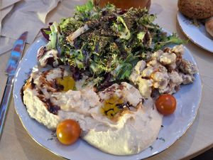 Hummus plate #Veganuary at Kafe Hummusson - 2nd Floor in Malmo