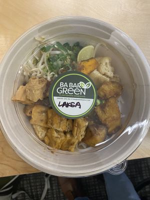 Kabocha and sweet potato Laksa (as arrived)  at Ba Bar Green in Seattle