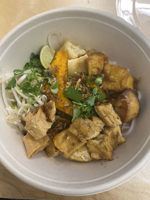 Kabocha and sweet potato laksa  at Ba Bar Green in Seattle