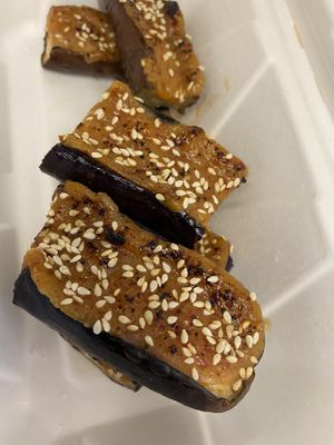 Chickpea miso eggplant   at Ba Bar Green in Seattle