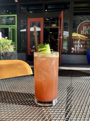 House vinegar drink (in lieu of kombucha )  at Ba Bar Green in Seattle