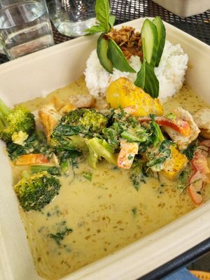 Green curry at Ba Bar Green in Seattle