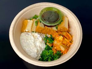 braised tofu box at Ba Bar Green in Seattle