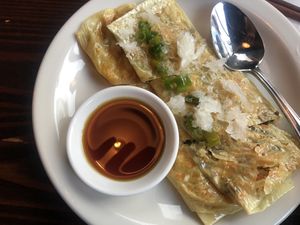 Spinach Tofu Paper Wrap at Ba Bar Green in Seattle