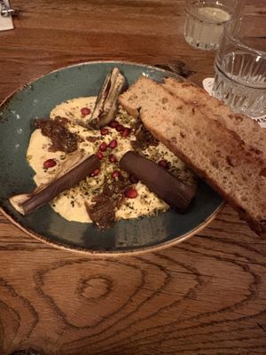 Loaded humus  at Vrijdag in Amsterdam