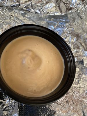 Vegan creamy sauce  at Tacos Tu Madre - Westwood in Los Angeles