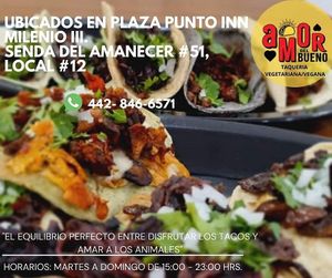 Información Taquería   at Amor Del Bueno in Queretaro