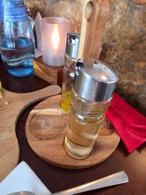 Veganes Salatdressing at La Flamme in Bad Mergentheim