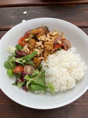 Kung pao tofu  at China Restaurant Yung in Frankfurt