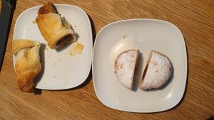 Schinkengipfel and Berliner at Bakery Bakery - HB in Zurich