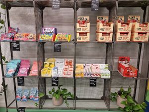 Packaged chocolate, gums and candies at Bakery Bakery - HB in Zurich