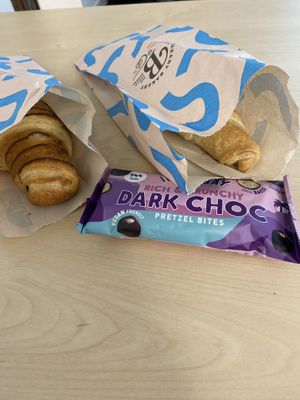 Chocolate croissant, bacon croissant and sweets   at Bakery Bakery - HB in Zurich