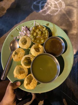 Pani Puri  at Aralimara Panipuri  in Bangalore