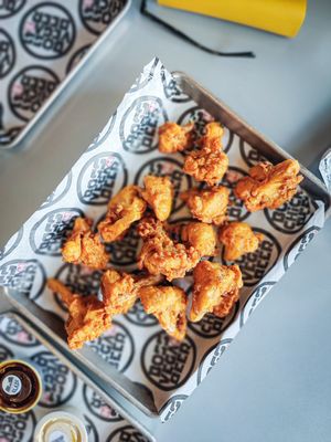 Cauliflower wings at Boss Chick N Beer in Seven Hills