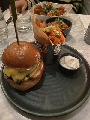 RUBEN burger   at Mildreds - Covent Garden in London