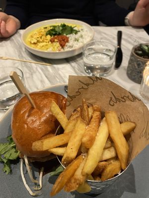 Kimchi burger   at Mildreds - Covent Garden in London