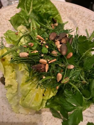 Small salad  at Mildreds - Covent Garden in London