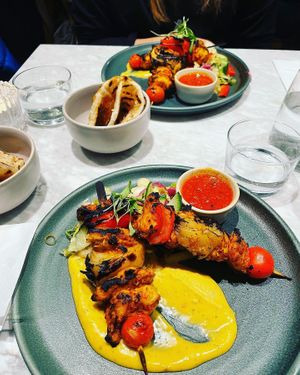 Bat’chka ch*kn and parathas  at Mildreds - Covent Garden in London