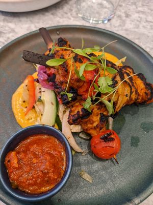 Chick'n kebab at Mildreds - Covent Garden in London