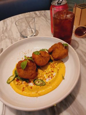 fritters at Mildreds - Covent Garden in London