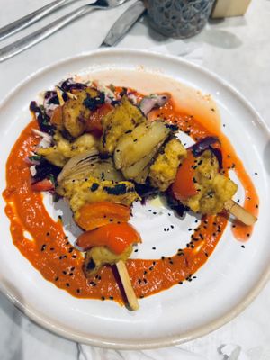 Kebabs  at Mildreds - Covent Garden in London