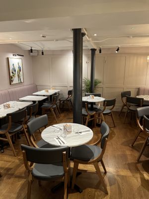 downstairs dining   at Mildreds - Covent Garden in London