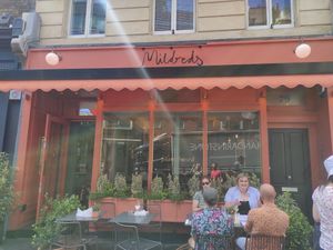 Outside at Mildreds - Covent Garden in London