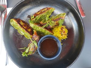 Spinach something 😂 at Mildreds - Covent Garden in London