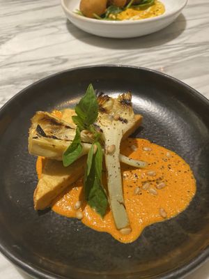 Grilled artichoke  at Mildreds - Covent Garden in London