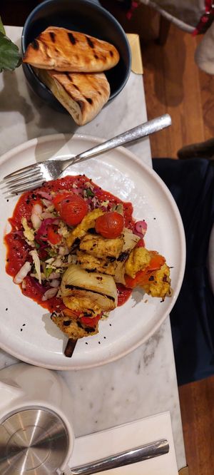 Chick*n Kebabs at Mildreds - Covent Garden in London