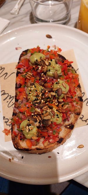 Avocado Toast at Mildreds - Covent Garden in London