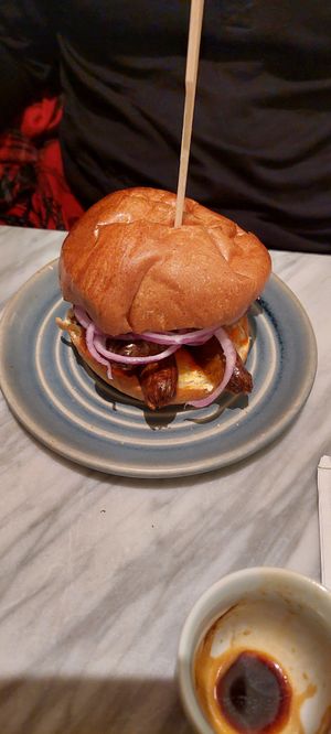 Sausage Bap at Mildreds - Covent Garden in London