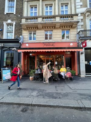 Exterior with outside seating at Mildreds - Covent Garden in London
