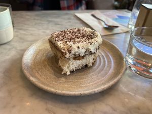 White chocolate tiramisu   at Mildreds - Covent Garden in London