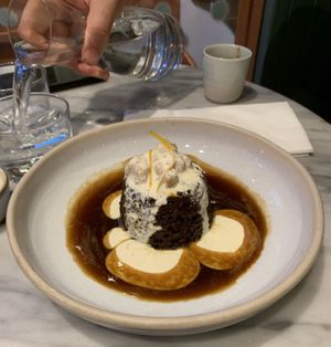 Fantastic ginger sticky toffee dessert   at Mildreds - Covent Garden in London