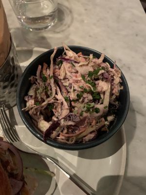 Cole slaw   at Mildreds - Covent Garden in London