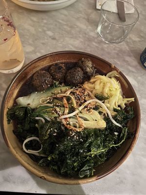 Tempeh noodles   at Mildreds - Covent Garden in London