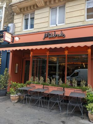 view from outside at Mildreds - Covent Garden in London