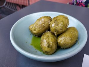 Grande olives at Mildreds - Covent Garden in London